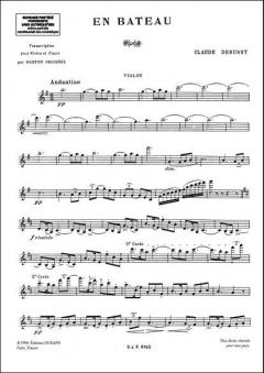 En Bateau von Claude Debussy 