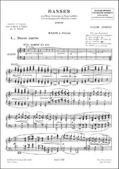 Danses Harpe A Pedales von Claude Debussy 
