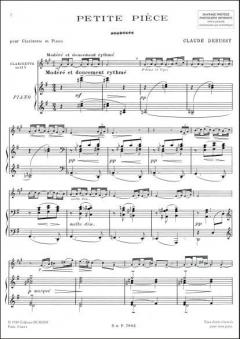 Petite Piece von Claude Debussy 