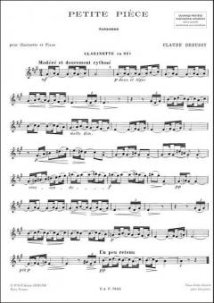 Petite Piece von Claude Debussy 