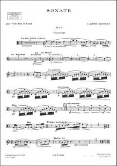 Sonate Flute/Alto/Harpe (Claude Debussy) 