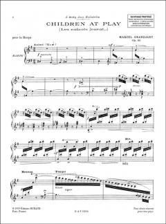 Children At Play Harpe von Marcel Grandjany 