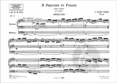 Prelude/Fuge Op. 99 Vol. 1 von Camille Saint-Saëns 