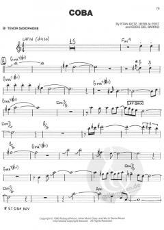 Artist Transcriptions von Stan Getz 