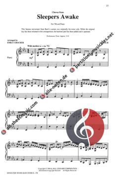 Songs For Tenor Bass Chorus 