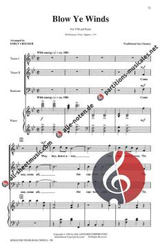 Songs For Tenor Bass Chorus 