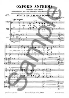 Venite Exultemus Domino (Benjamin Britten) 