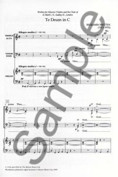 Te Deum In C (Benjamin Britten) 