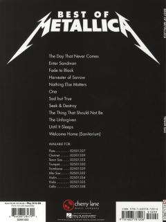 Best of Metallica for Tenor Sax 