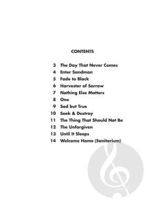 Best of Metallica for Alto Sax 