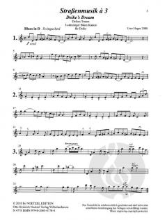 Straßenmusik à 3 Heft 2 von Uwe Heger 