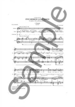 Five Hebrew Love Songs (Eric Whitacre) 