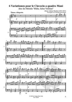 Klavierwerke Vol. VI von Johann Andreas Streicher im Alle Noten Shop kaufen (Partitur)
