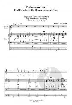 Psalmenkonzert von Reiner Gaar 