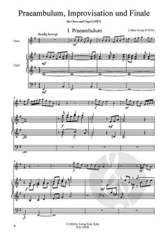 Präambulum, Improvisationund Finale von Lothar Graap 