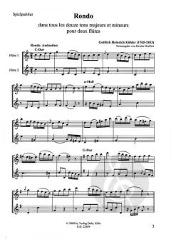 Rondo für zwei Flöten von Gottlieb Heinrich Köhler im Alle Noten Shop kaufen