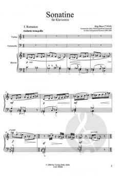 Sonatine für Klaviertrio (Jürg Baur) 