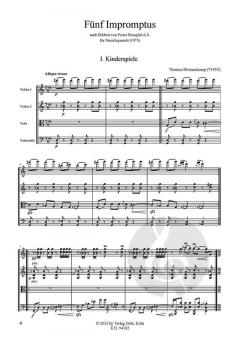 Fünf Impromptus von Thomas Blomenkamp 