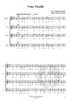 Vater Pazifik für vierstimmigen gem. Chor a cappella (Oliver Drechsel) 