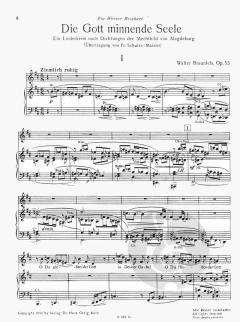 Die Gott minnende Seele von Walter Braunfels 