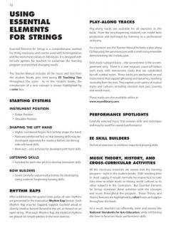 Essential Elements 2000 for Strings 1 von Robert Gillespie 