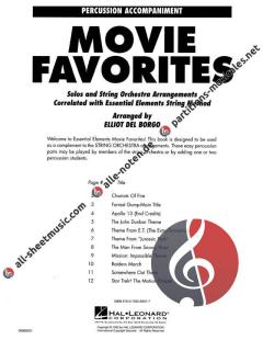 Movie Favorites Percussion Accompaniment 