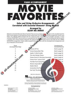 Movie Favorites Piano Accompaniment 