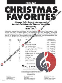 Christmas Favorites String Bass 