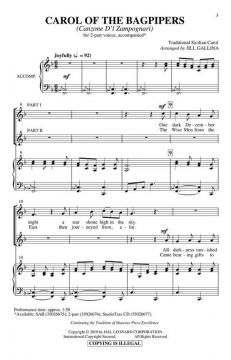 Carol Of The Bagpipers (Canzone D'l Zampognari) (Download) 