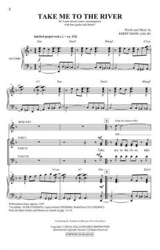 Take Me To The River von Kirby Shaw (Download) 