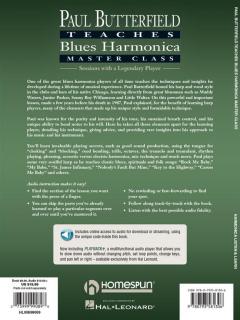 Blues Harmonica Masterclass von Paul Butterfield im Alle Noten Shop kaufen