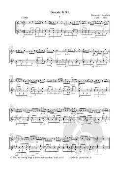 Sonaten e-Moll (K 81) und G-Dur (K 91) von Domenico Scarlatti 