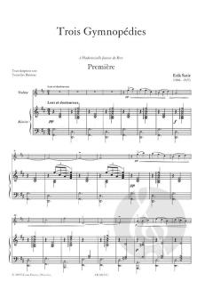 Trois Gymnopedies von Erik Satie 