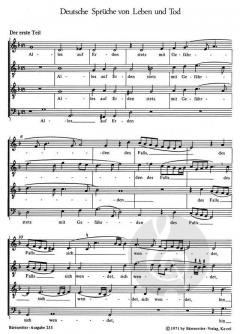 Deutsche Sprüche von Leben und Tod von Leonhard Lechner (Download) 