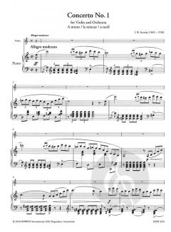Konzert Nr. 1 In A-minor von Jean-Baptiste Accolay 
