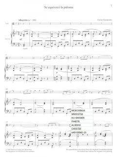 Asturiana Zwölf Lieder aus Spanien und Argentinien von Carlos Guastavino 