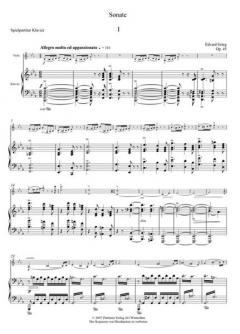Sonate c-Moll Op 45 für Viola und Klavier von Edvard Grieg im Alle Noten Shop kaufen