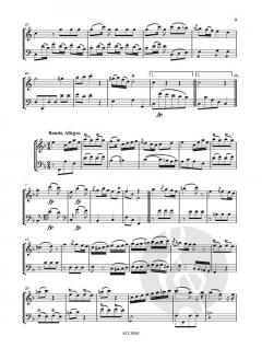Duo Sonate KV 292 von Wolfgang Amadeus Mozart für Holzbläser Duo im Alle Noten Shop kaufen
