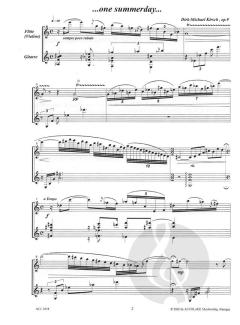 One Summerday Op. 9 von Dirk Michael Kirsch 