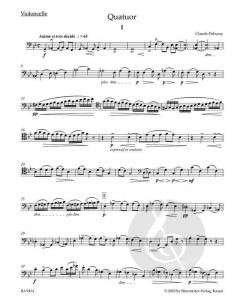 Streichquartett op. 10 von Claude Debussy (Download) 