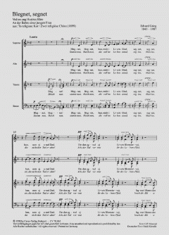 Blegnet, segnet d-Moll op. 39 (Edvard Grieg) 