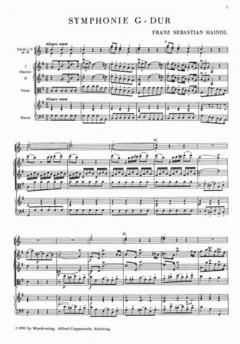 Symphonia in G-Dur (Franz Sebastian Haindl) 
