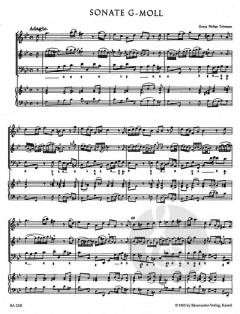 12 methodische Sonaten Heft 1 von Georg Philipp Telemann (Download) 