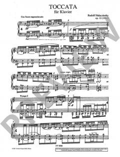 Toccata op. 12 von Rudolf Halaczinsky 