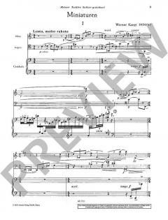 Miniaturen für Oboe, Fagott und Cembalo (Werner Kaegi) 