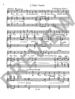 Letzter Ricarda Huch-Zyklus op. 127 von Wilhelm Rettich 
