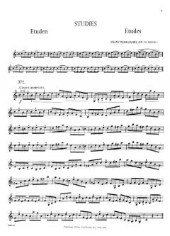 50 Easy and Melodic Studies op. 74 Band 1 von Franz Wohlfahrt 