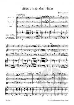 Singt, o singt dem Herrn (Henry Purcell) 