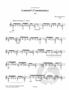Lament's Commentary von Dušan Bogdanovič 