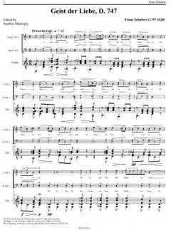 Geist der Liebe (Mathisson) op. 11/3 D. 747 (Franz Schubert) 